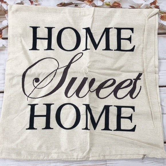 𝅺PILLOW Cover Home Sweet Home - Picture 2 of 3